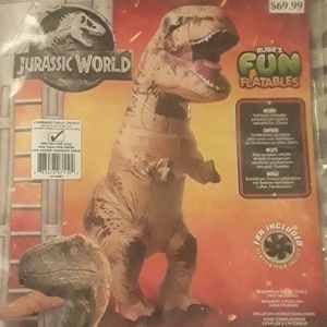 Juassic World Adult size inflatible T-Rex costume